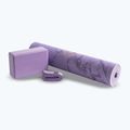 Jóga készlet Myga Chakra Yoga Set mat + block + purple strap 2