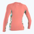 Női úszás hosszú ujjú O'Neill Side Print Rash Guard sivatagi virág / karácsonyi virágos 2