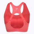 Gymshark nyitott hátú edző sport sport polka rózsaszín fitness melltartó 6