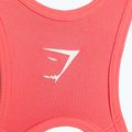 Gymshark nyitott hátú edző sport sport polka rózsaszín fitness melltartó 7