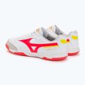 Mizuno Morelia Sala Classic IN fehér/flery coral2/bolt2 férfi futballcipő 3