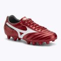 Mizuno Morelia II Club FG labdarúgócipő 40. piros/fehér/fekete