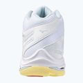 Női röplabda cipő Mizuno Wave Voltage 2 Mid fehér/calypso coral/pale banán 10