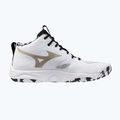 Röplabdacipő Mizuno Wave Momentum Elite Mid white/black/ge gold 9