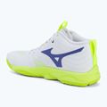 Röplabdacipő Mizuno Wave Momentum Elite Mid white/lightning yellow/dazzling blue 3