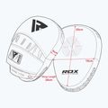 RDX Focus Pad hevederrel fehér edző mancsokkal 6