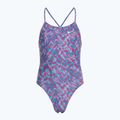 Gyermek egyrészes fürdőruha Nike Hydrastrong Lace Up Back university blue