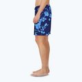 Férfi Nike Fine Floral 7" Volley úszónadrág éjfekete tengerészkék 4