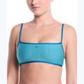 Fürdőruha felső Nike Ripple Texture Bralette Classic Bikini bleached turquoise