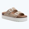 Női O'Neill Sandy Platform Slider Low barna flip-flopok