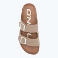 Női O'Neill Sandy Platform Slider Low barna flip-flopok 5