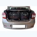 KJUST csomagtartó táska készlet Dacia Logan Limousine 2012-2020 5 db fekete 15