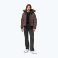 Női téli dzseki Pitbull Amalia Padded Hooded dark chocolate 2