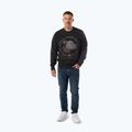 Férfi pulóver Pitbull Strenght & Respect Crewneck washed dark graphite 2