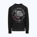 Férfi pulóver Pitbull Strenght & Respect Crewneck washed dark graphite 5