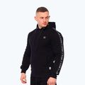 Férfi Octagon Stripe pulóver fekete