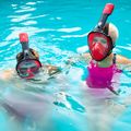 AQUASTIC piros teljes arcú snorkeling maszk SMA-01SC 6