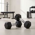 XTREXO Hex gumírozott súlyzó 2.5 kg HXD25 3