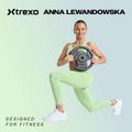 XTREXO fekete gumírozott öntöttvas súlyzótárcsa 20 kg RW20 2