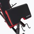 XTREXO BenchFit Max edzőpad állvánnyal és imarúddal fekete színben 10