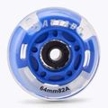 Görkorcsolya kerék LED HUMBAKA Flashing Wheels 64 mm 4 db fehér