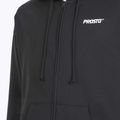 Férfi PROSTO kapucnis pulóver Logo Zip fekete 4