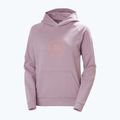 Női Helly Hansen Core Graphic kapucnis pulóver lila agyag 4