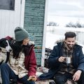 Férfi ing Fjällräven Singi Heavy Flannel black/deep forest 3
