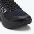 EA7 Emporio Armani Wave Cracking teljes fekete / ezüst cipő 7
