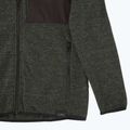 Férfi polár pulóver CMP 35H3907 Melange Knitted forest melange/black/ferrari red 3