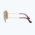 Napszemüveg Ray-Ban Aviator Classic arista arany/barna polarizált 7