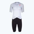 Női kerékpáros overall Castelli Free Sanremo 3 SS in white/black