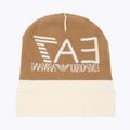 EA7 Emporio Armani Mountain Visibility Beanie vanília jég / tigrisszem téli sapka 4