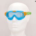 Speedo Sea Squad Gyermek úszómaszk Jr azúrkék/fluo zöld/fluo narancs/tiszta 7