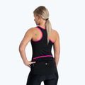 Női kerékpáros mez Rogelli Apátság Tank Top W fekete / rózsaszín 3