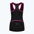 Női kerékpáros mez Rogelli Apátság Tank Top W fekete / rózsaszín 5