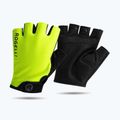 Rogelli Core Jr gyermek kerékpáros kesztyű fluor sárga