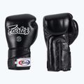 Fairtex stílusos szögletes sparring boxkesztyű - Locked Thumb fekete