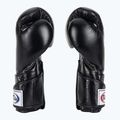 Fairtex stílusos szögletes sparring boxkesztyű - Locked Thumb fekete 4
