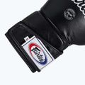 Fairtex stílusos szögletes sparring boxkesztyű - Locked Thumb fekete 6