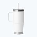 Termoszbögre YETI Rambler Straw 739 ml white 2
