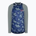 Férfi kerékpáros mez ION Scrub Ls zöld 47222-5009