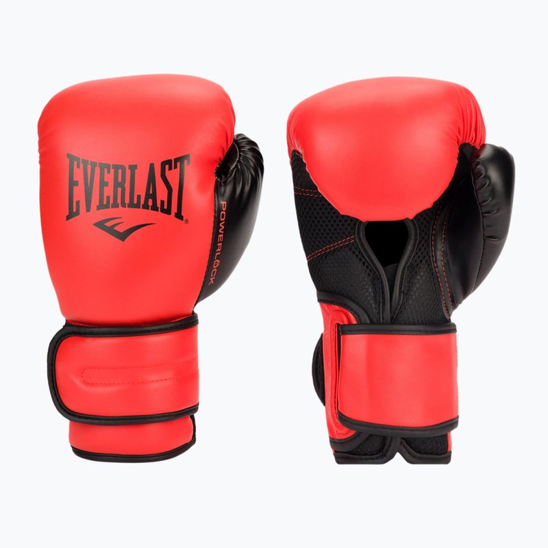 Férfi bokszkesztyűk EVERLAST Powerlock Pu piros EV2200