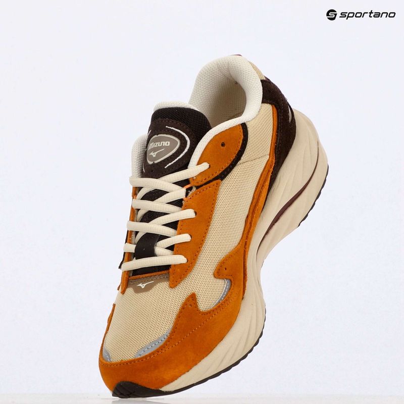 Mizuno Wave Rider Βeta mojave sivatag/cikória kávé/tökfűszer cipők 9