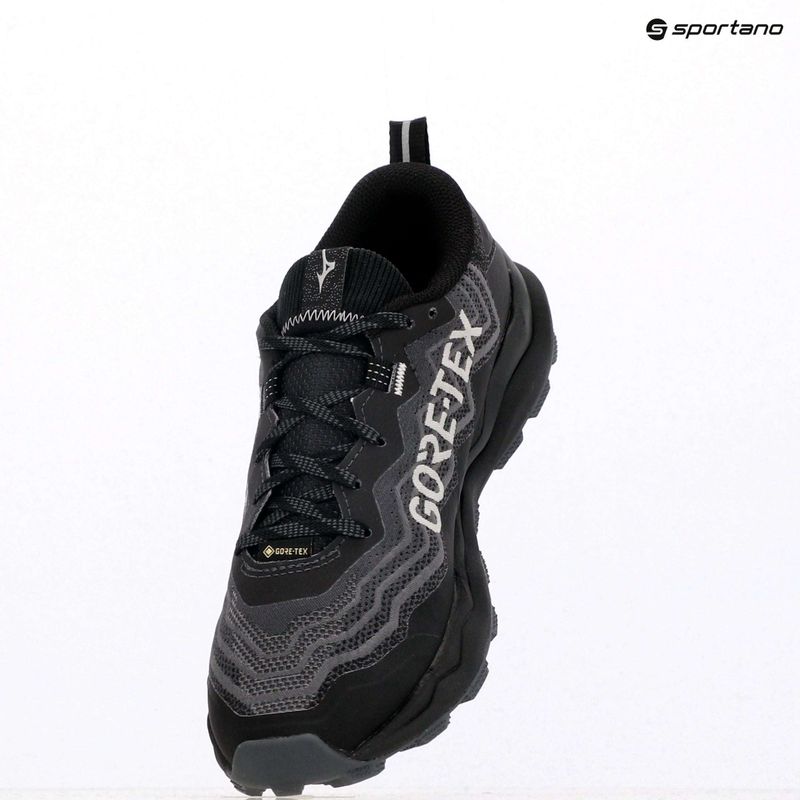 Női futócipő Mizuno Wave Daichi 9 GTX ébenfekete/szürke köd/fekete 9