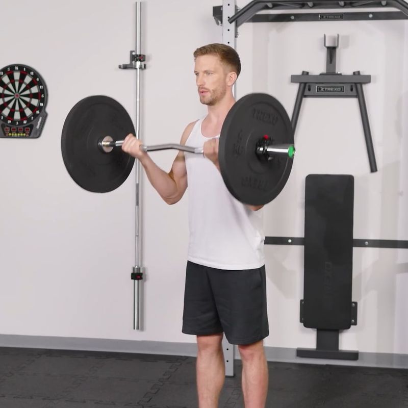 XTREXO fekete bumper olimpiai súlytárcsa 5 kg TRX-BMP005 13