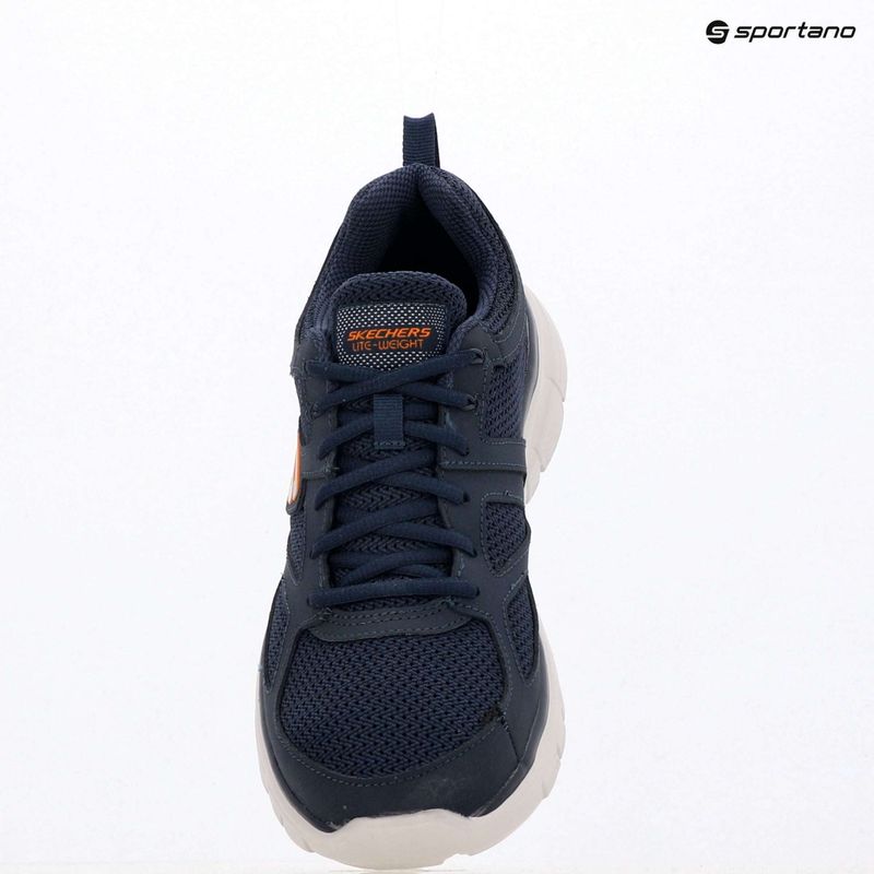 Férfi SKECHERS Burns Agoura tengerészkék/narancs cipő 9