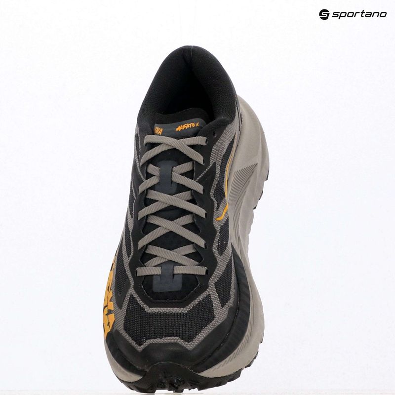 Férfi futócipők Hoka Mafate X black/cement 10
