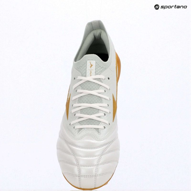 Focicipők Mizuno Morelia Neo IV Beta Japan FG white/mp gold/cool gray 3c 9