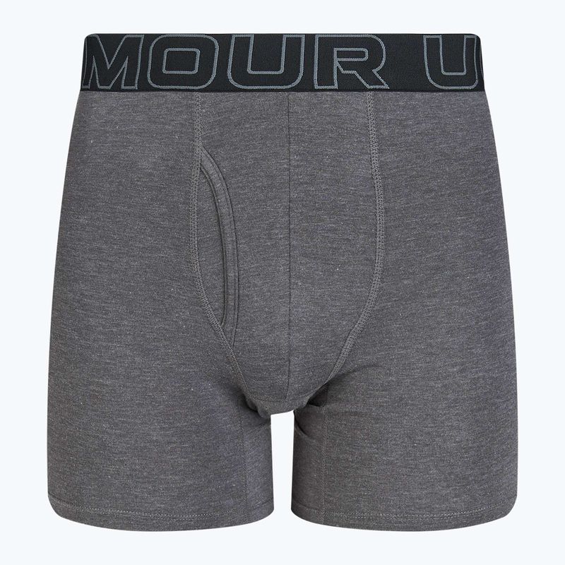 Férfi alsónemű Under Armour Perf Cotton 6" 3 db carbon black/galaxy black 2